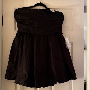 Nordstrom Black Strapless Evening Dress